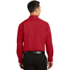 Port Authority Men's Rich Red SuperPro Twill Shirt