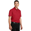 Port Authority Men's Rich Red Short Sleeve SuperPro Twill Shirt