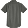 Port Authority Men's Sterling Grey Short Sleeve SuperPro Twill Shirt