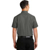 Port Authority Men's Sterling Grey Short Sleeve SuperPro Twill Shirt