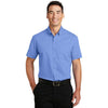Port Authority Men's Ultramarine Blue Short Sleeve SuperPro Twill Shirt