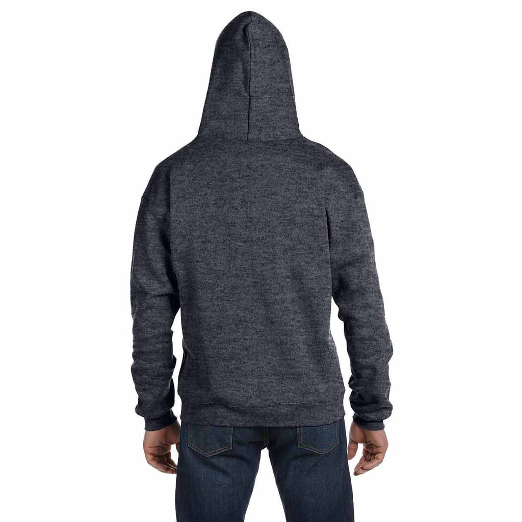 Champion Men's Charcoal Heather Eco 9-Ounce Full Zip Hood