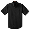 au-sp18-cornerstone-black-superpro-twill-short-sleeve-shirt