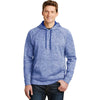 Sport-Tek Men's True Royal Electric PosiCharge Electric Heather Fleece Hooded Pullover