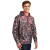 Sport-Tek Men's Deep Red Sport-Wick Mineral Freeze Fleece Hooded Pullover