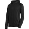 au-st295-sport-tek-black-hooded-jacket