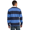 Sport-Tek Men's True Navy/Carolina Blue Classic Long Sleeve Rugby Polo