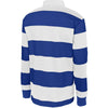 Sport-Tek Men's True Royal/White Classic Long Sleeve Rugby Polo