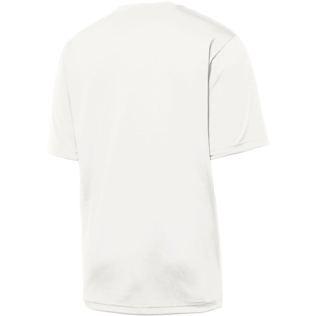 Sport-Tek Men's White PosiCharge Tough Tee