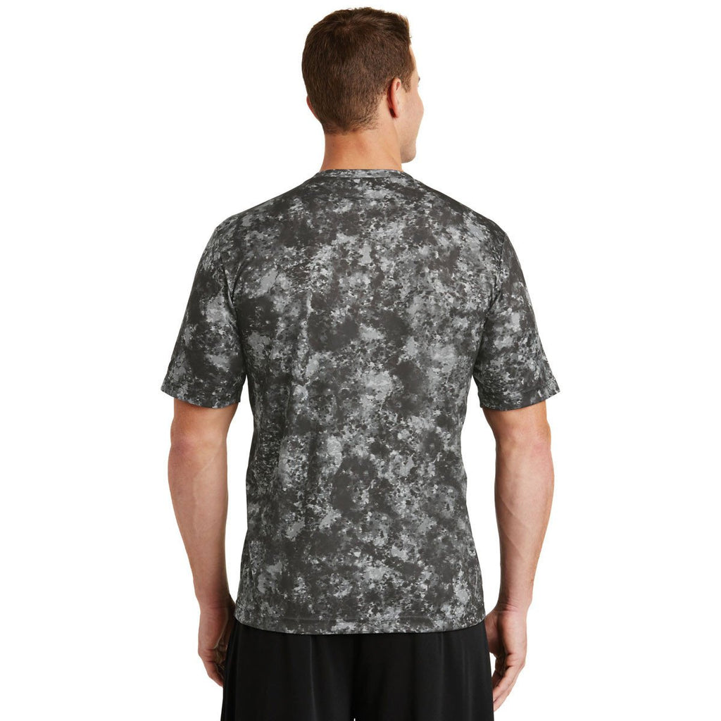 Sport-Tek Men's Black Mineral Freeze Tee