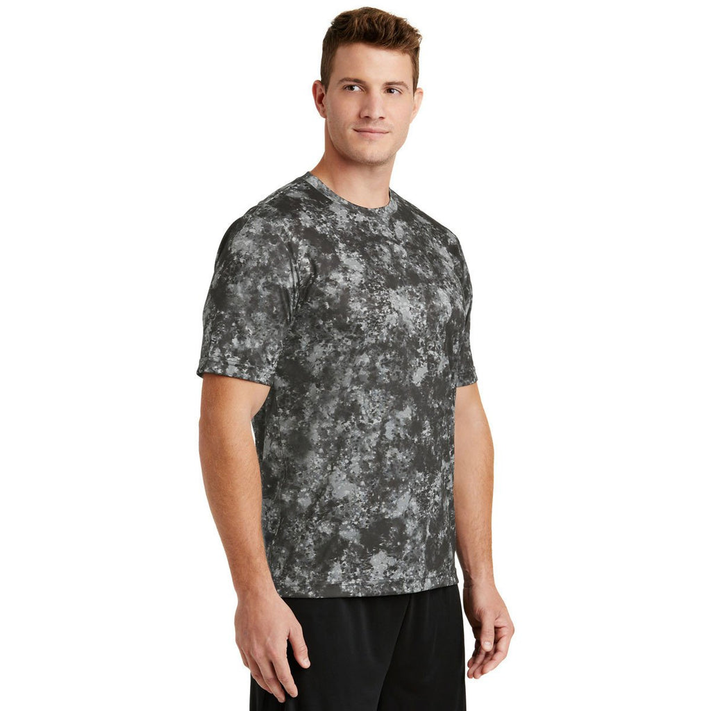 Sport-Tek Men's Black Mineral Freeze Tee