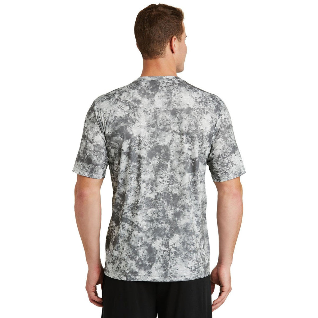 Sport-Tek Men's Dark Smoke Grey Mineral Freeze Tee