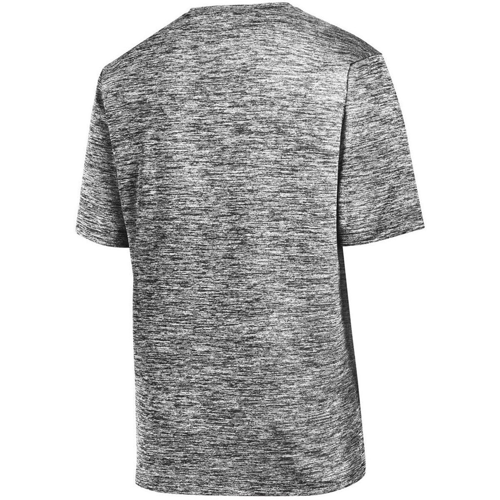 Sport-Tek Men's Black Electric PosiCharge Electric Heather Tee