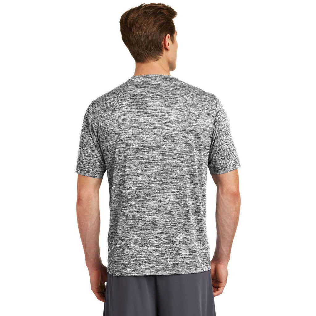 Sport-Tek Men's Black Electric PosiCharge Electric Heather Tee