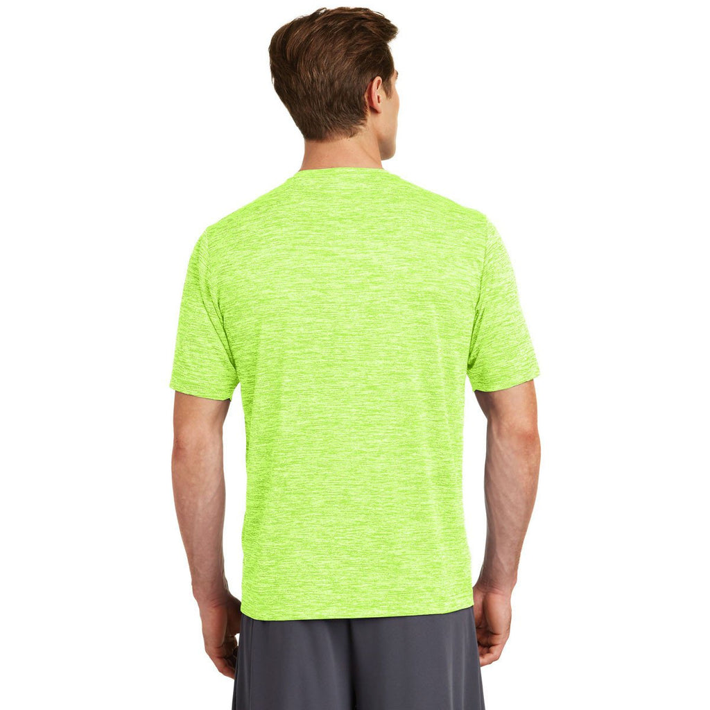 Sport-Tek Men's Lime Shock Electric PosiCharge Electric Heather Tee