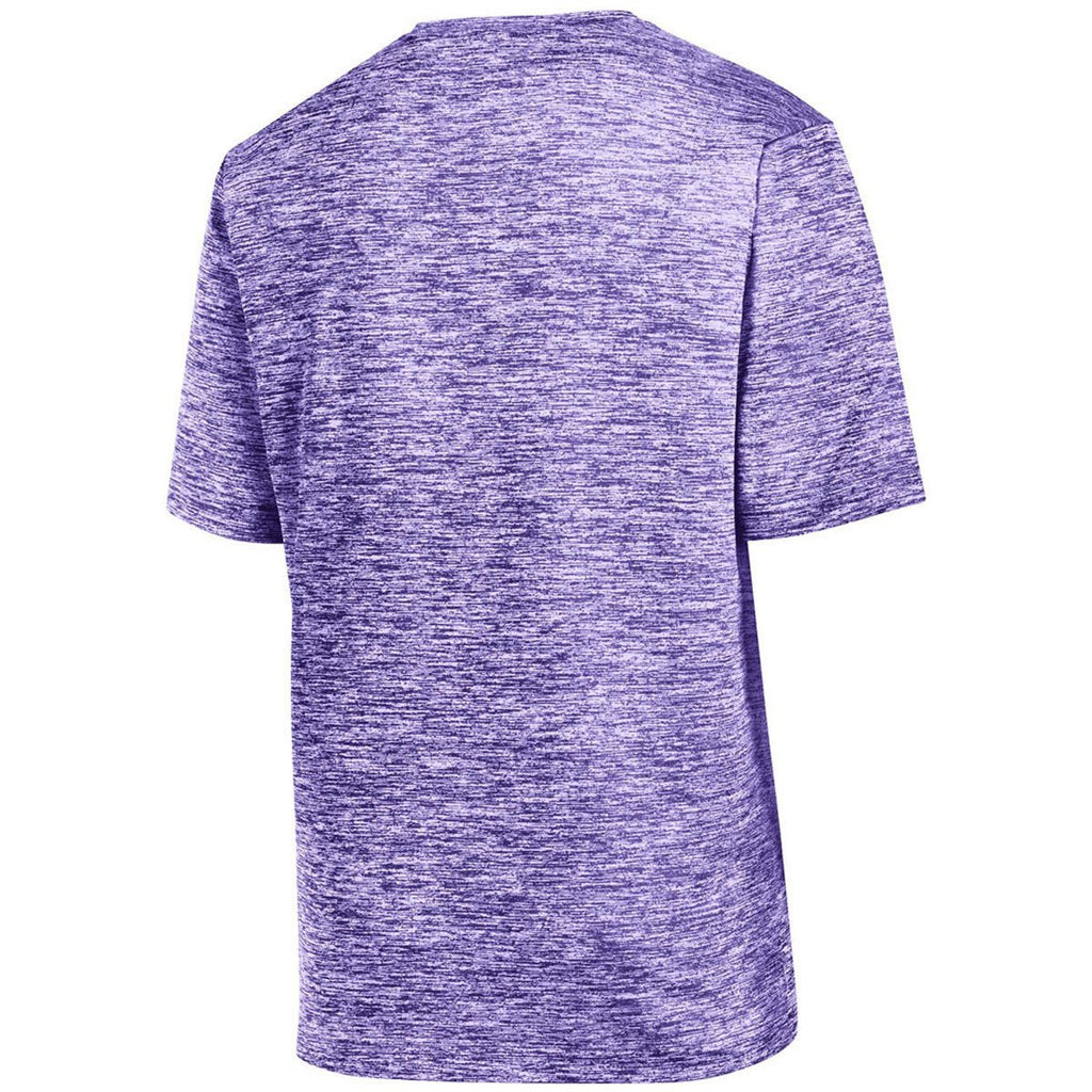 Sport-Tek Men's Purple Electric PosiCharge Electric Heather Tee