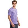 Sport-Tek Men's Purple Electric PosiCharge Electric Heather Tee