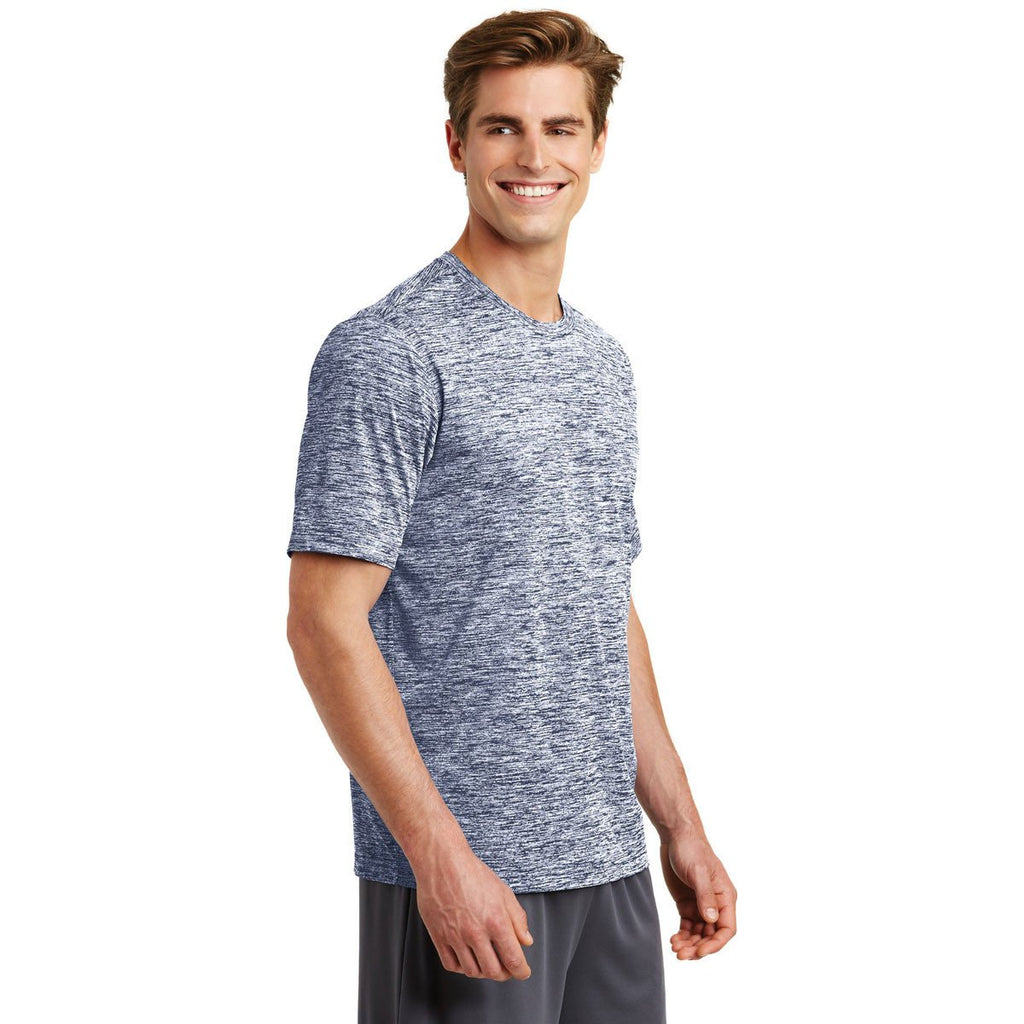 Sport-Tek Men's True Navy Electric PosiCharge Electric Heather Tee