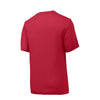 Sport-Tek Men's Deep Red PosiCharge Competitor Cotton Touch Tee
