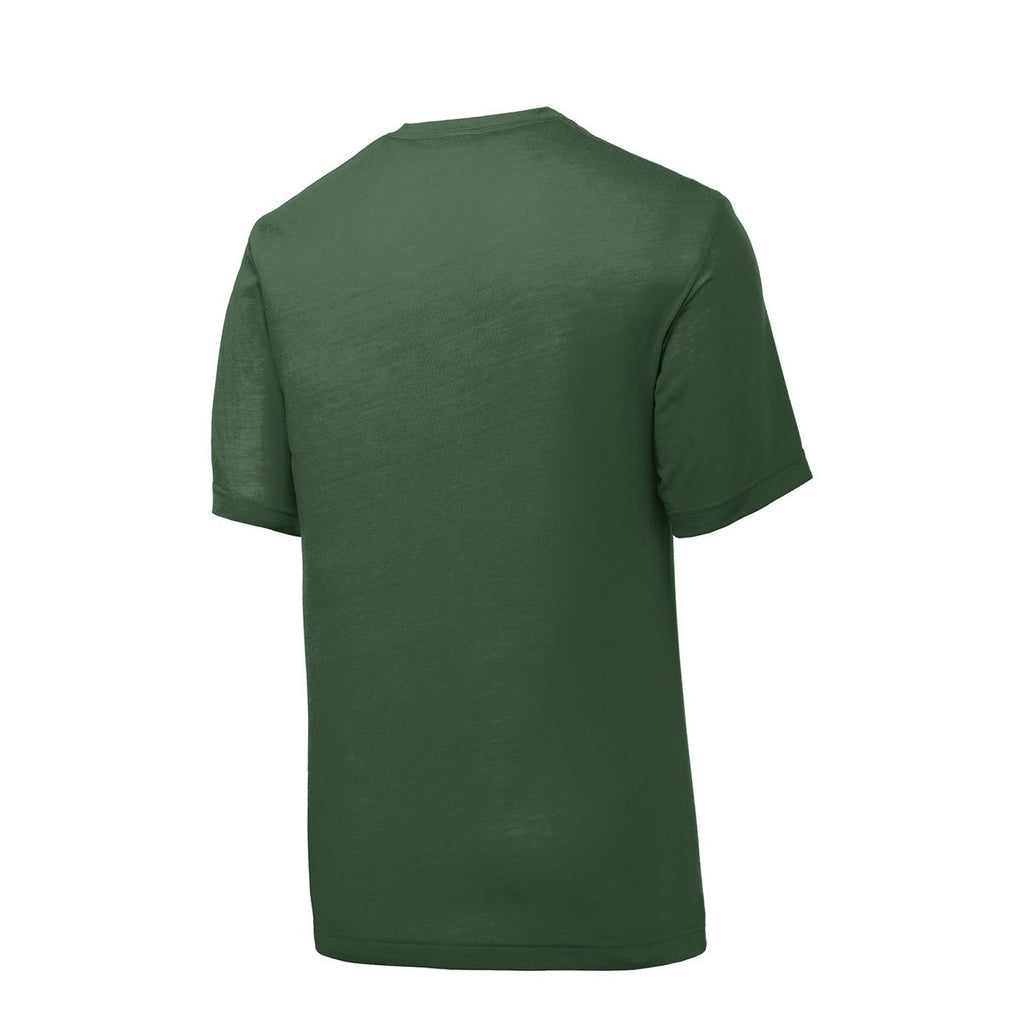 Sport-Tek Men's Forest Green PosiCharge Competitor Cotton Touch Tee