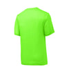 Sport-Tek Men's Neon Green PosiCharge Competitor Cotton Touch Tee