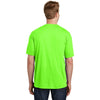 Sport-Tek Men's Neon Green PosiCharge Competitor Cotton Touch Tee