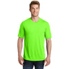 Sport-Tek Men's Neon Green PosiCharge Competitor Cotton Touch Tee