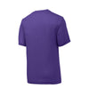 Sport-Tek Men's Purple PosiCharge Competitor Cotton Touch Tee