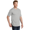 Sport-Tek Men's Silver PosiCharge Competitor Cotton Touch Tee