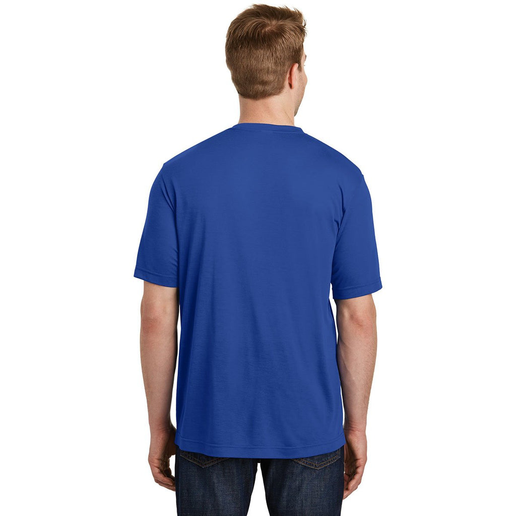Sport-Tek Men's True Royal PosiCharge Competitor Cotton Touch Tee
