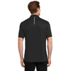 Sport-Tek Men's Black/Heather Grey Contrast PosiCharge Tough Polo