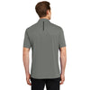 Sport-Tek Men's Dark Smoke Grey/Black Contrast PosiCharge Tough Polo