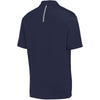 Sport-Tek Men's True Navy/Heather Grey Contrast PosiCharge Tough Polo