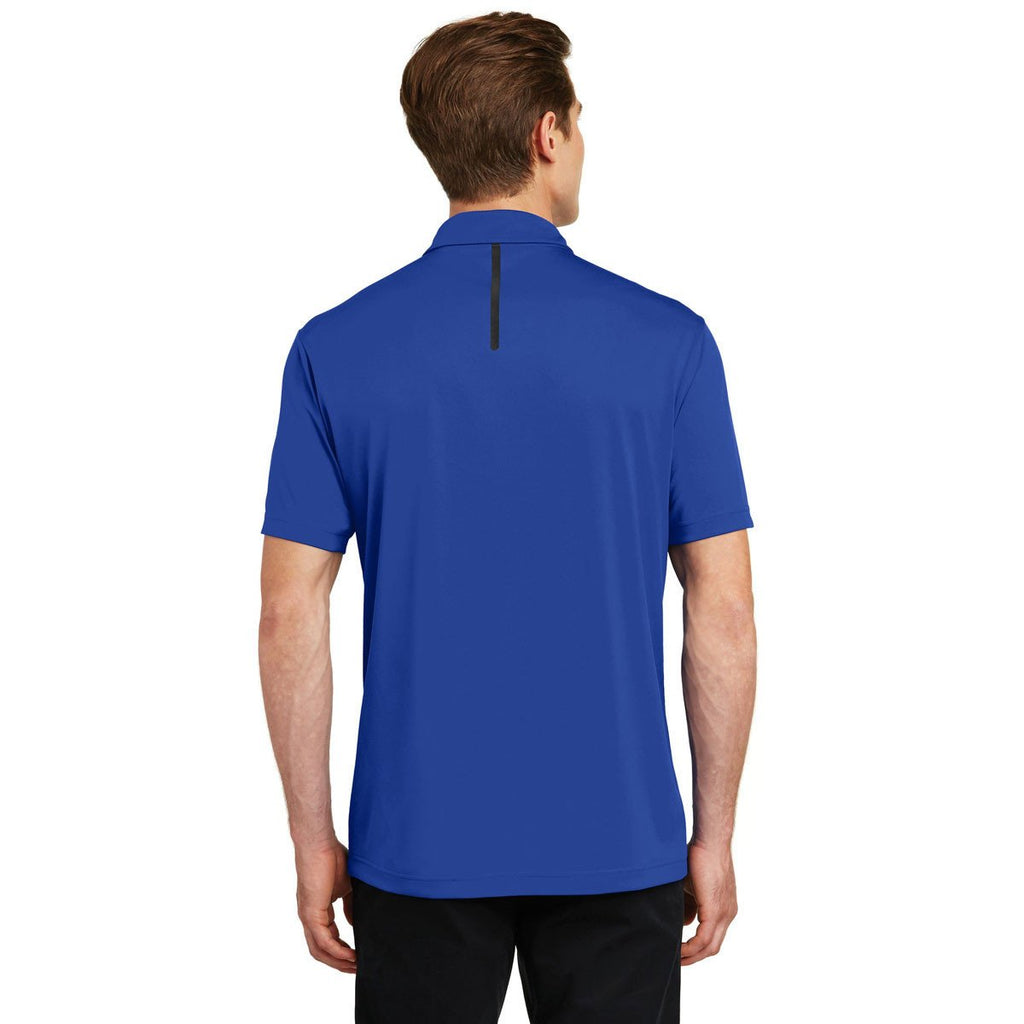 Sport-Tek Men's True Royal/Black Contrast PosiCharge Tough Polo