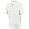 Sport-Tek Men's White/Heather Grey Contrast PosiCharge Tough Polo