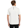 Sport-Tek Men's White/Heather Grey Contrast PosiCharge Tough Polo