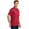 Sport-Tek Men's Deep Red Embossed PosiCharge Tough Polo