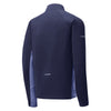 Sport-Tek Men's True Navy/True Navy Heather Sport-Wick Stretch Contrast 1/2-Zip Pullover