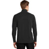 Sport-Tek Men's Black/Iron Grey Sport-Wick Textured Colorblock 1/4-Zip Pullover