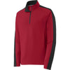 au-st861-sport-tek-red-quarter-zip-pullover