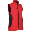 Stormtech Women's True Red/Black Pulse Softshell Vest