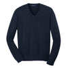 au-sw285-port-authority-navy-v-neck-sweater