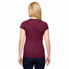 Champion Women's Sport Maroon for Team 365 Vapor Cotton Short-Sleeve V-Neck