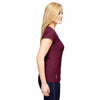 Champion Women's Sport Maroon for Team 365 Vapor Cotton Short-Sleeve V-Neck