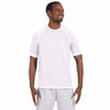 Champion Men's White Double Dry 4.1-Ounce Mesh T-Shirt