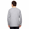 Champion Men's Athletic Heather Vapor Cotton Long-Sleeve T-Shirt