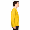 Champion Men's Sport Athletic Gold Vapor Cotton Long-Sleeve T-Shirt