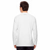Champion Men's White Vapor Cotton Long-Sleeve T-Shirt