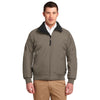 Port Authority Men's Khaki/True Black Tall Challenger Jacket