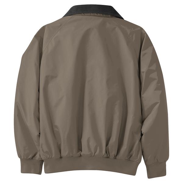 Port Authority Men's Khaki/True Black Tall Challenger Jacket